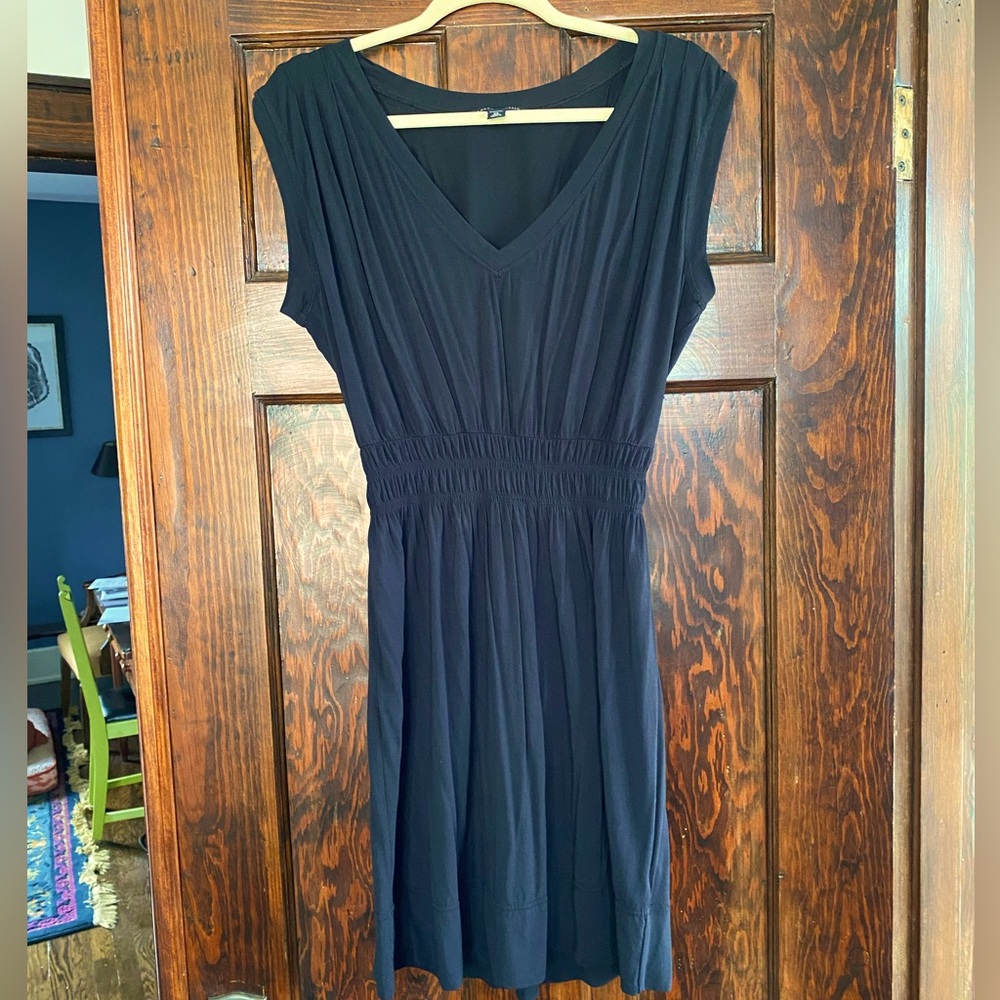 Banana Republic smocked mini dress